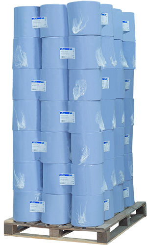 UK Wiper Roll Manufacturer Wiper Roll Pallet Image